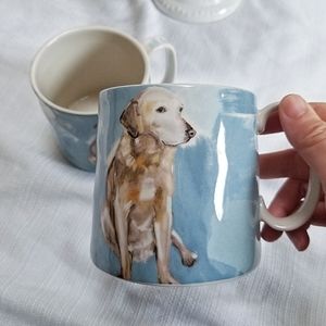2 Sally Muir's puppy mugs